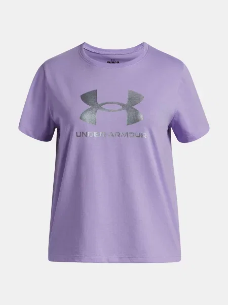 Gyerek póló Under Armour lila