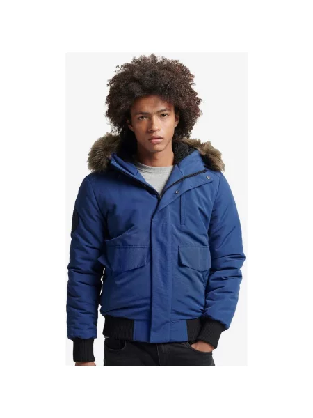 Kurtka Superdry Everest Bomber w kolorze niebieskim XXL niebieski