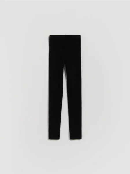 Reserved В’язкі легінси з віскозою чорний