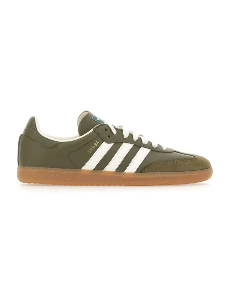 Sneakersy Adidas Samba skórzane zielone