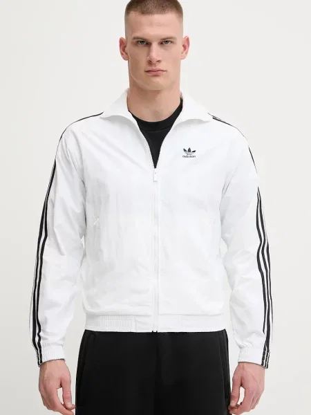Яке Adidas Originals с принт бяло