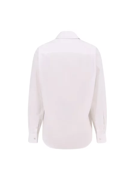 Haftowana koszula Alexander Mcqueen biała