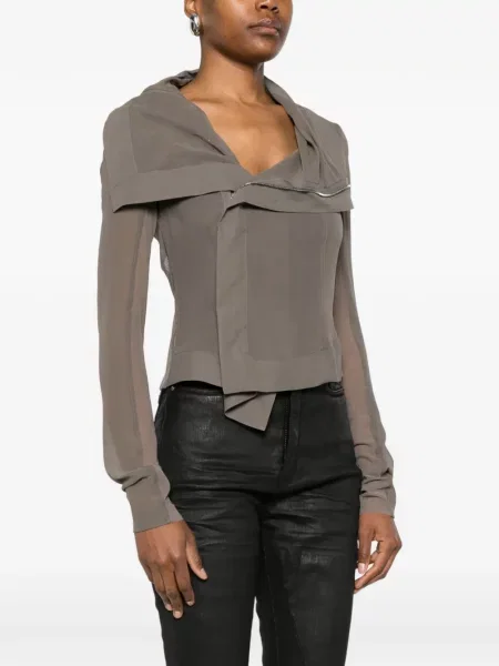 Kurtka Rick Owens klasyczna brązowa