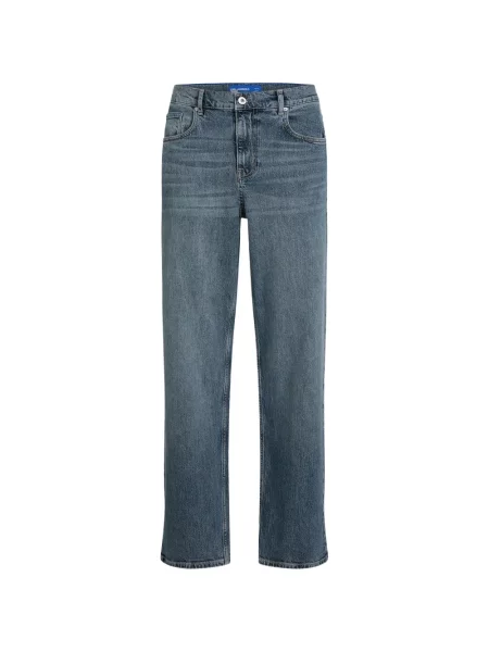 Blugi cu picior larg Karl Lagerfeld Jeans albastru