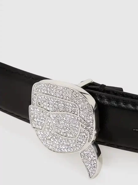 Шкіряний Karl Lagerfeld чорний