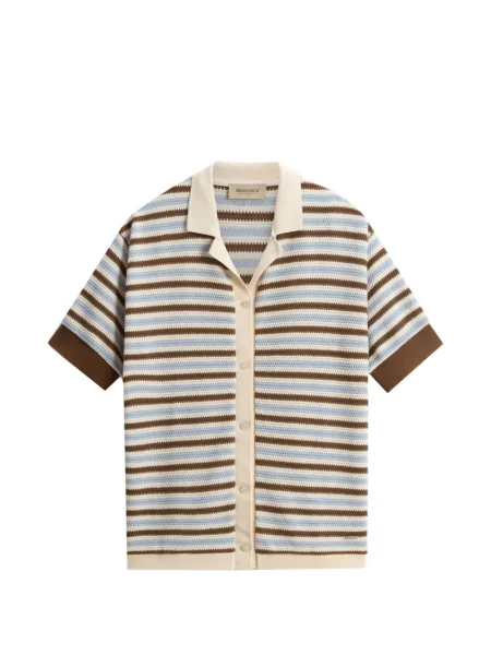 Cămașă cu dungi Woolrich cu dungi