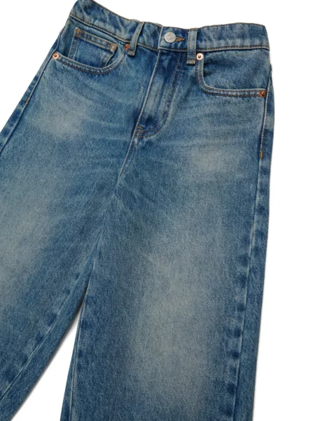 Jeansy straight leg dziecięce Mm6 Maison Margiela niebieskie
