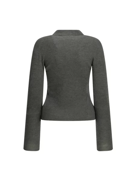 Koszulka polo Max Mara szara