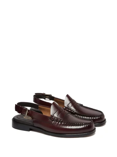 Papuci tip mules G.h.bass cu bretele maro