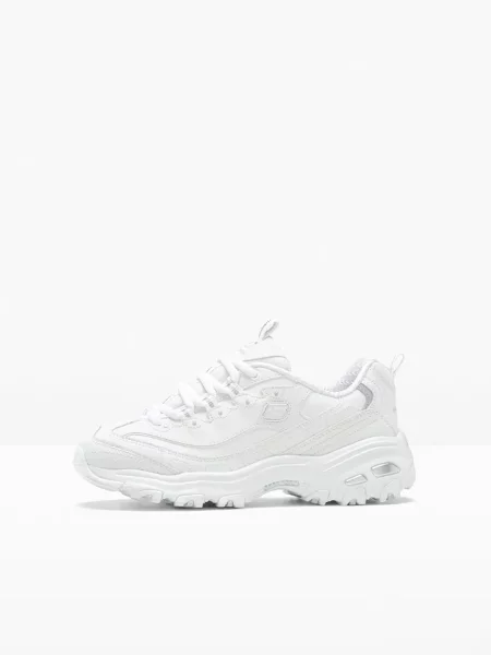 Sneakersy chunky marki Skechers z pianką memory białe