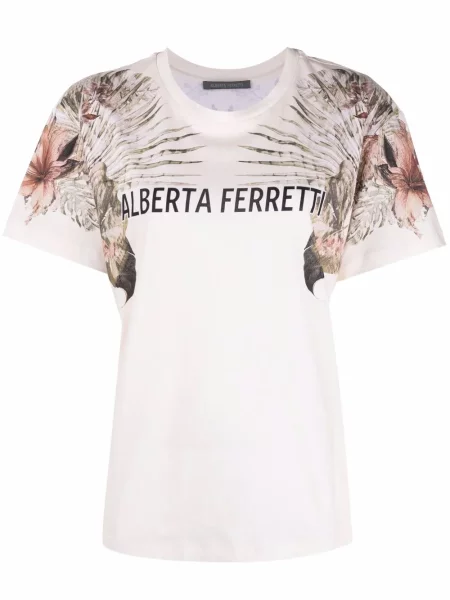 Tricou Alberta Ferretti cu model floral cu imagine