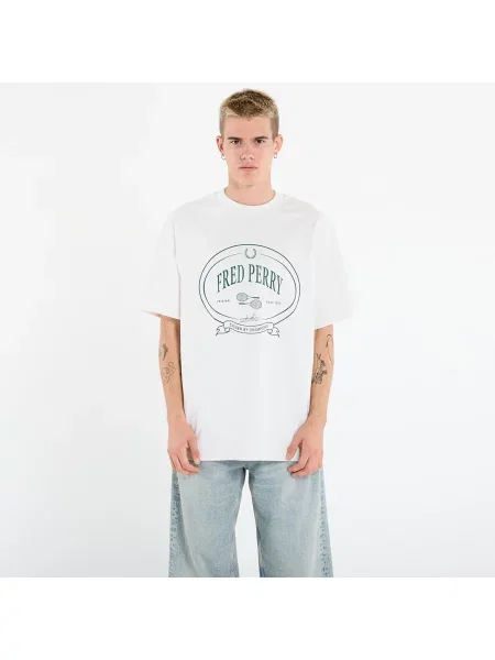 Tričko Fred Perry bílé