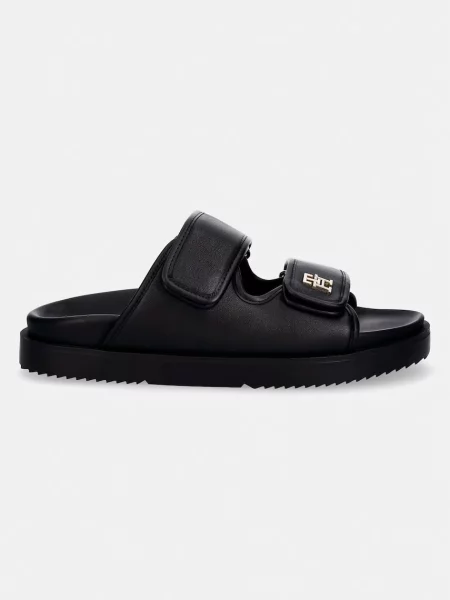 TOMMY HILFIGER Saboți negru