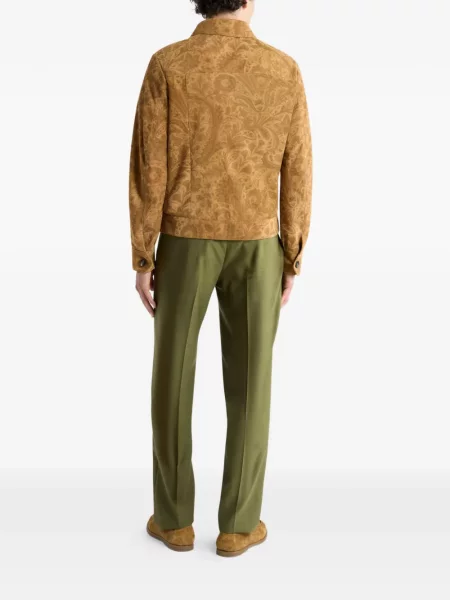Geacă Etro cu model paisley maro