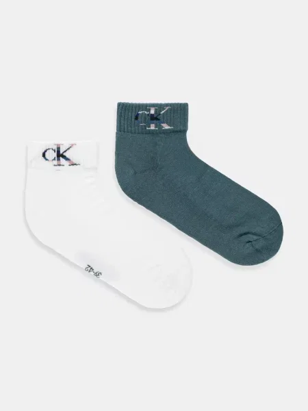 Чорапи Calvin Klein Jeans 2 чифта черно