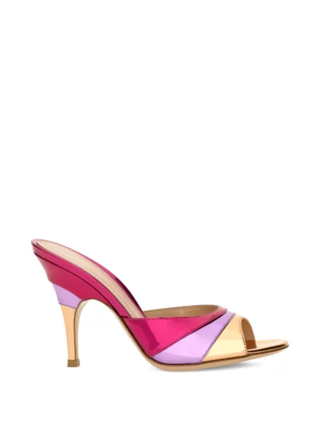 Papuci tip mules Gianvito Rossi roz