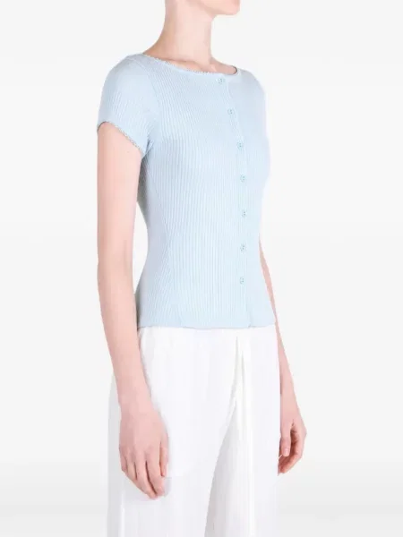 Scurt cardigan Free People albastru