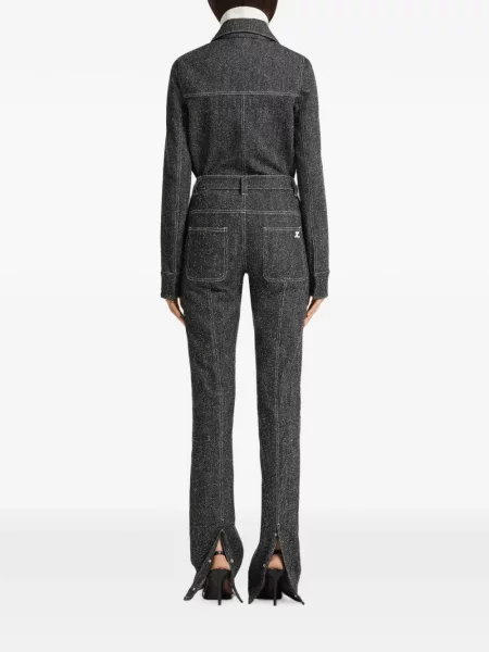 Geacă de blugi Courreges din tweed negru