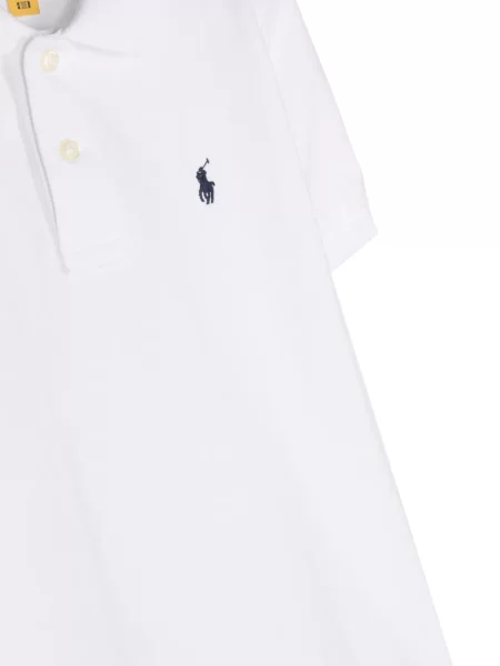 Koszulka polo dziecięca Polo Ralph Lauren biała