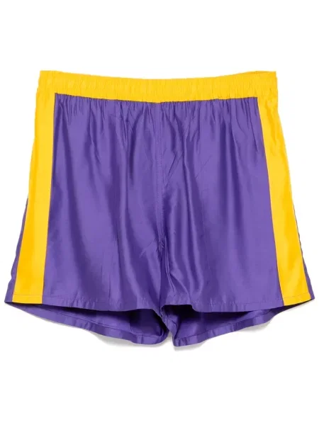 Saténové kraťasy Bode fialové