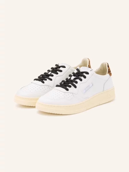 Sneakersy Autry na platformie brązowe
