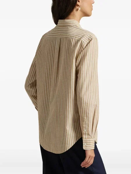 Vunena majica Polo Ralph Lauren s okruglim izrezom iznad koljena narančasta