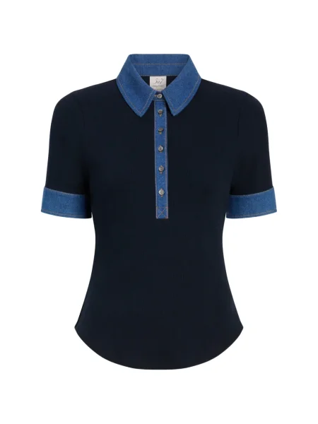 Polo Cinq A Sept scurt albastru