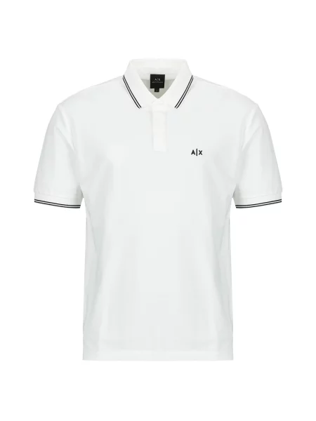 Polo majica Armani Exchange s kratkimi rokavi bela