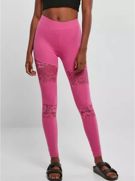 Urban Classics Leggings mov orhidee / alb violet