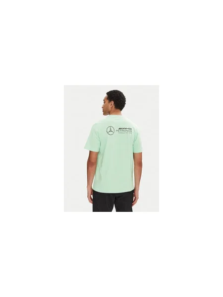 Adidas Póló Mercedes AMG Petronas Formula One Team Premium Regular Fit zöld