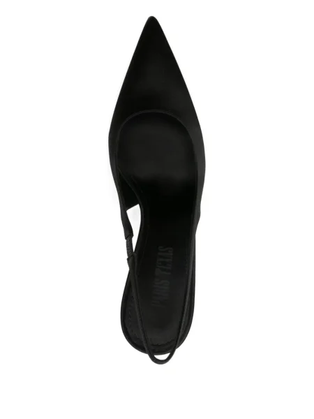 Pantofi cu toc Paris Texas slingback negru