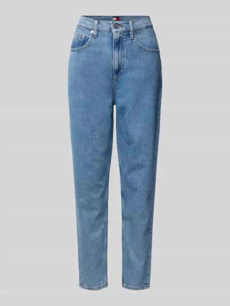 Jeansy o kroju mom fit z mieszanki bawełny Tommy Jeans