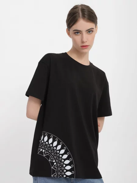 INTERTOP Футболка Без підкладки чорний