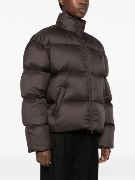 Καπιτονέ παλτό Gucci καφέ
