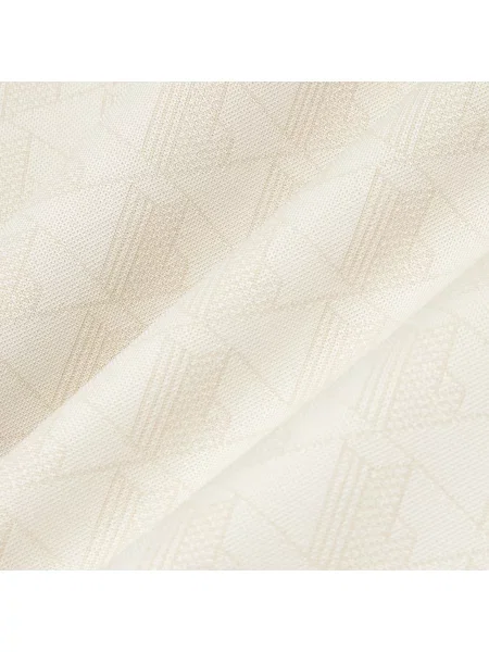 Erkek Classic Fit Bisiklet Yaka Monogram Krem T-Shirt