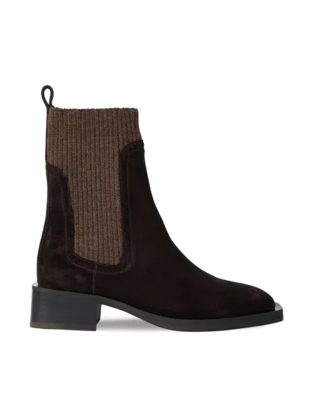 Botki Paul Smith skórzane brązowe