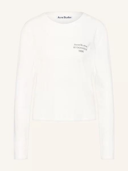 Acne Studios Tričko S Dlouhým Rukávem bílá
