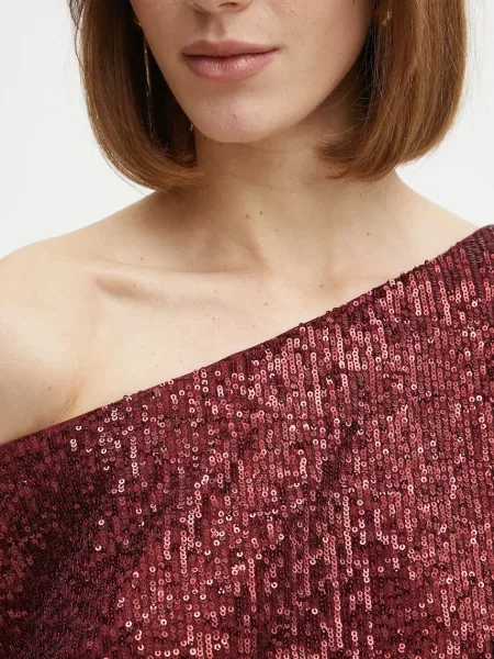 Сукня Marciano Guess GABBIE mini пряма бордовий