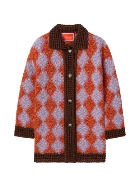 Cardigan La Doublej portocaliu