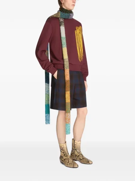 Pantaloni scurți Dries Van Noten albastru