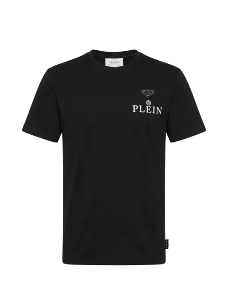 Tricou Philipp Plein din jerseu negru