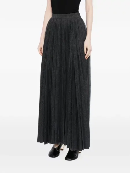 Fusta maxi Maison Mihara Yasuhiro gri