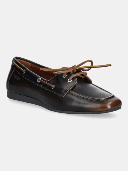 Mocasini Vagabond Shoemakers din piele cu toc plat maro