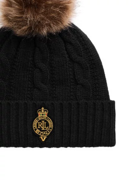 Kepurė LAUREN RALPH LAUREN juoda