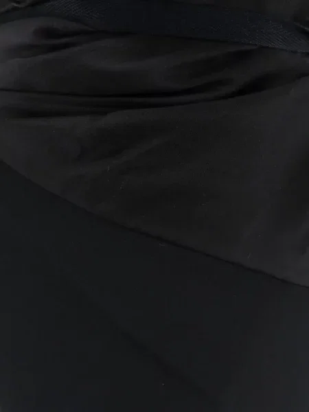Rochie midi Maison Margiela drapată plic negru