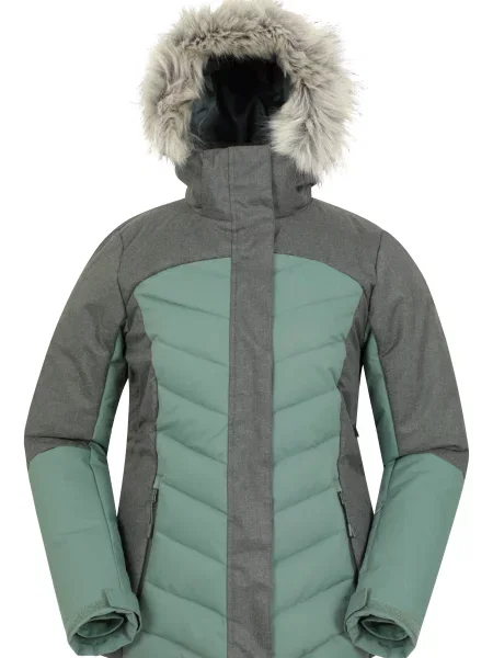 Pyrenees II pikowana kurtka narciarska Green