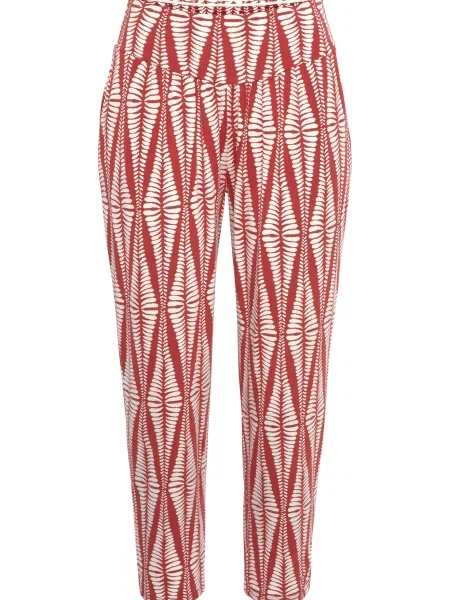 LASCANA Pantaloni roși aprins alb