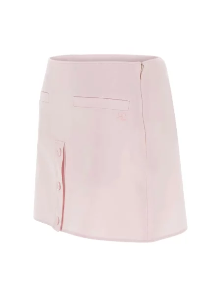 Spódnica mini Courreges różowa