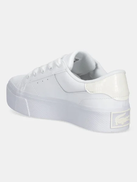 Кроссовки Lacoste Ziane на платформе белые