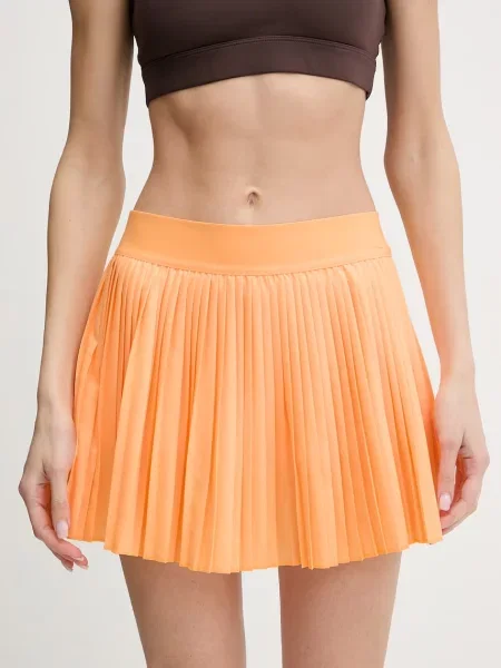 Spódnica Club pliated pomarańczowa